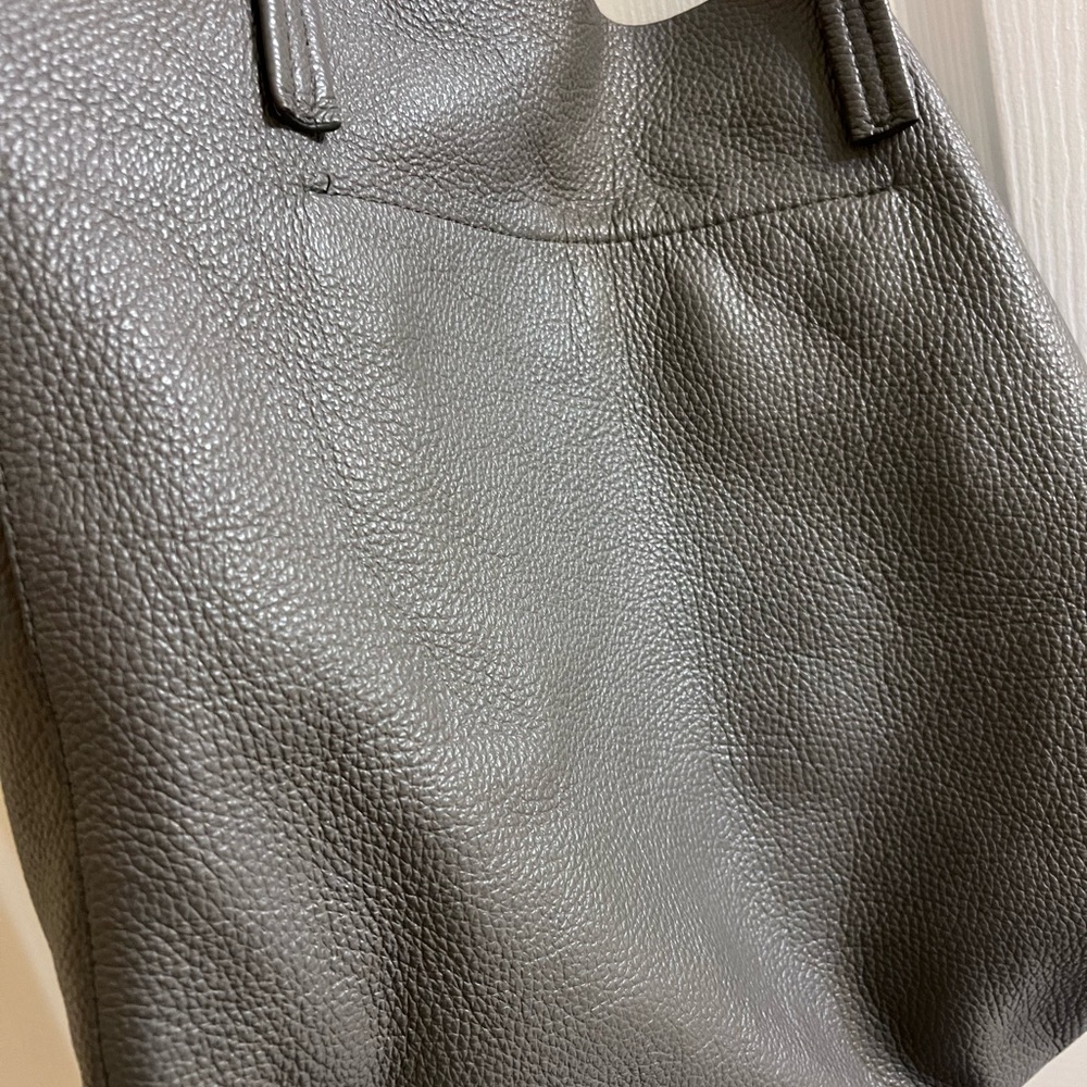 Kurt Geiger The Violet unstructured pebble gray leather large tote - Picture 11 of 11